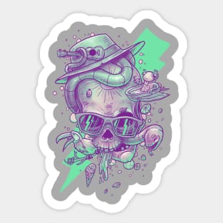 Bleak Summer Skullin' Sticker